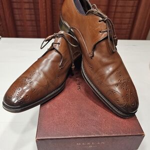 Mezlan Men's Brown Leather Dress Shoes
